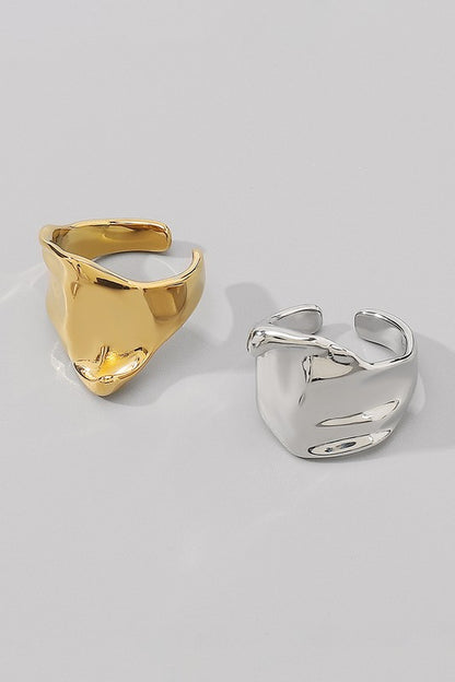 MIRA | TEXTURED OPEN RING