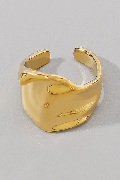 MIRA | TEXTURED OPEN RING