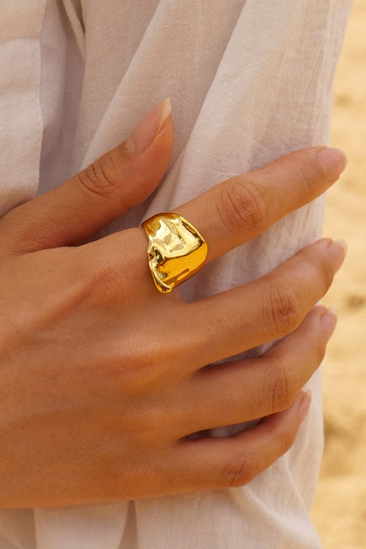 MIRA | TEXTURED OPEN RING