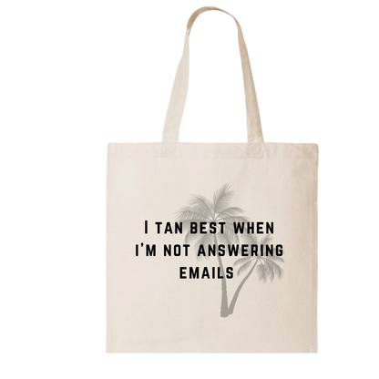 NO EMAILS | CANVAS TOTE BAG