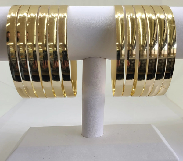 NOX | GOLD BANGLE SET (3)