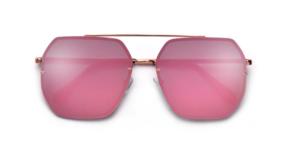 XIIA | OVERSIZE SQUARED GEOMETRIC AVIATOR SUNNIES