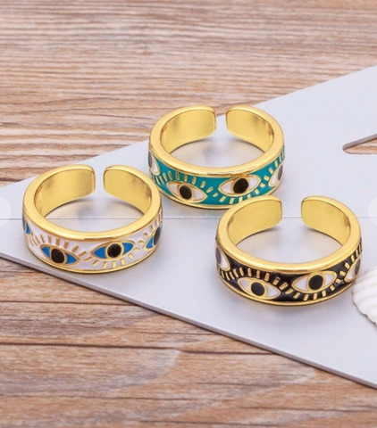 EVIL EYE | STACKABLE RING