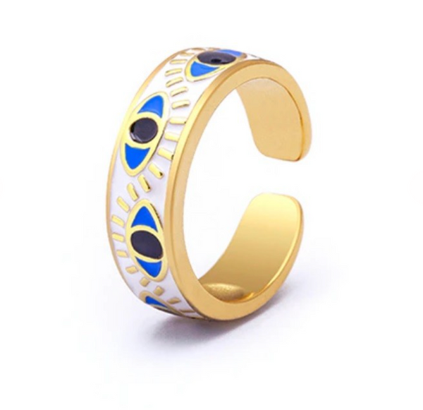 EVIL EYE | STACKABLE RING