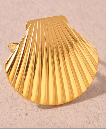SHELLI RING | SEASHELL OPEN RING