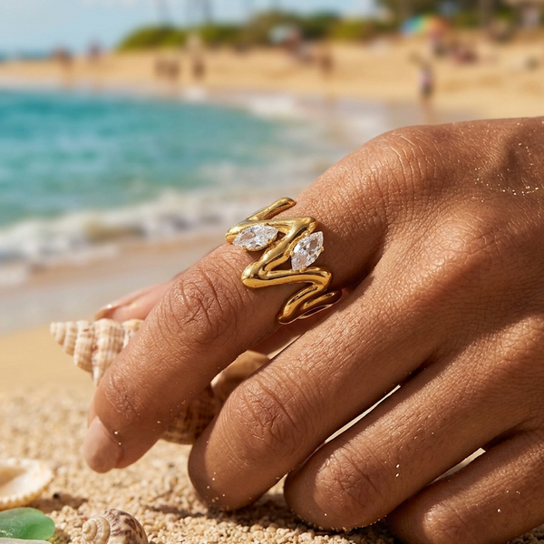 LUMI | ABSTRACT WAVE RING