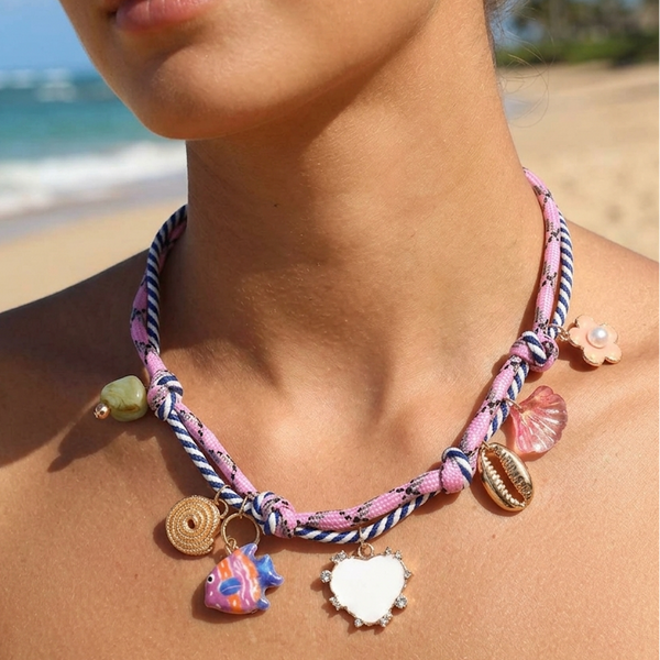 ROPPED | CHARM NECKLACE