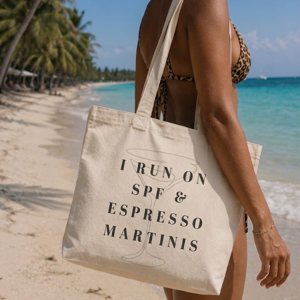 SPF & ESPRESSO MARTINIS | CANVAS TOTE BAG