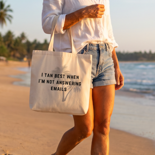 NO EMAILS | CANVAS TOTE BAG