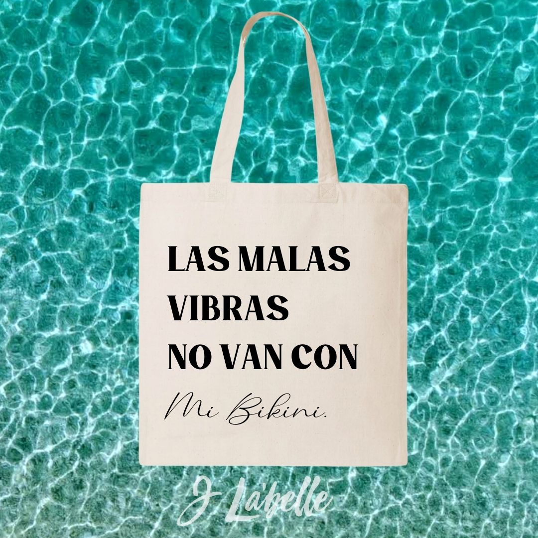 MALAS VIBRAS | CANVAS TOTE