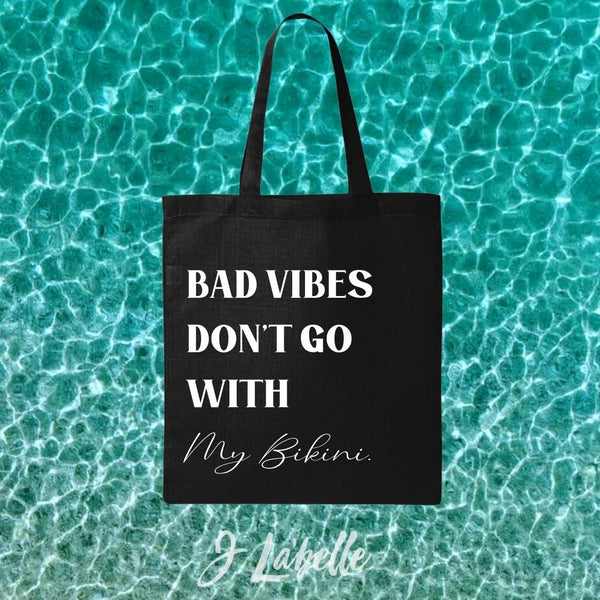 BAD VIBES | CANVAS TOTE