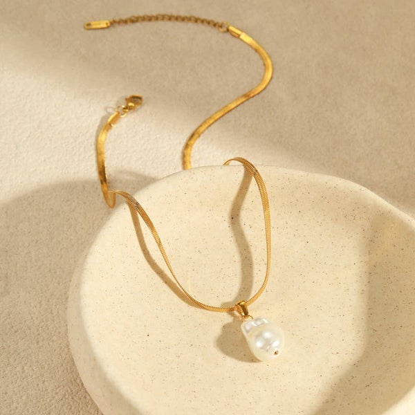 ARIEL | PEARL STATEMENT NECKLACE