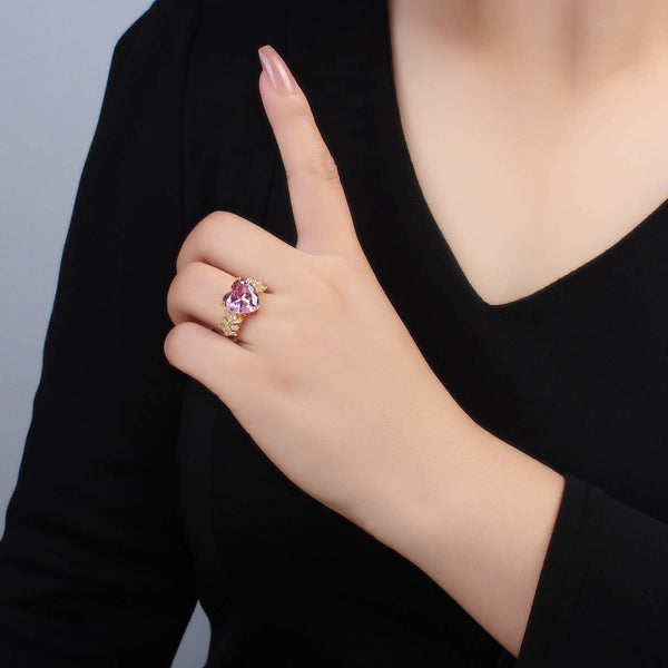 AMÉ | PINK HEART RING