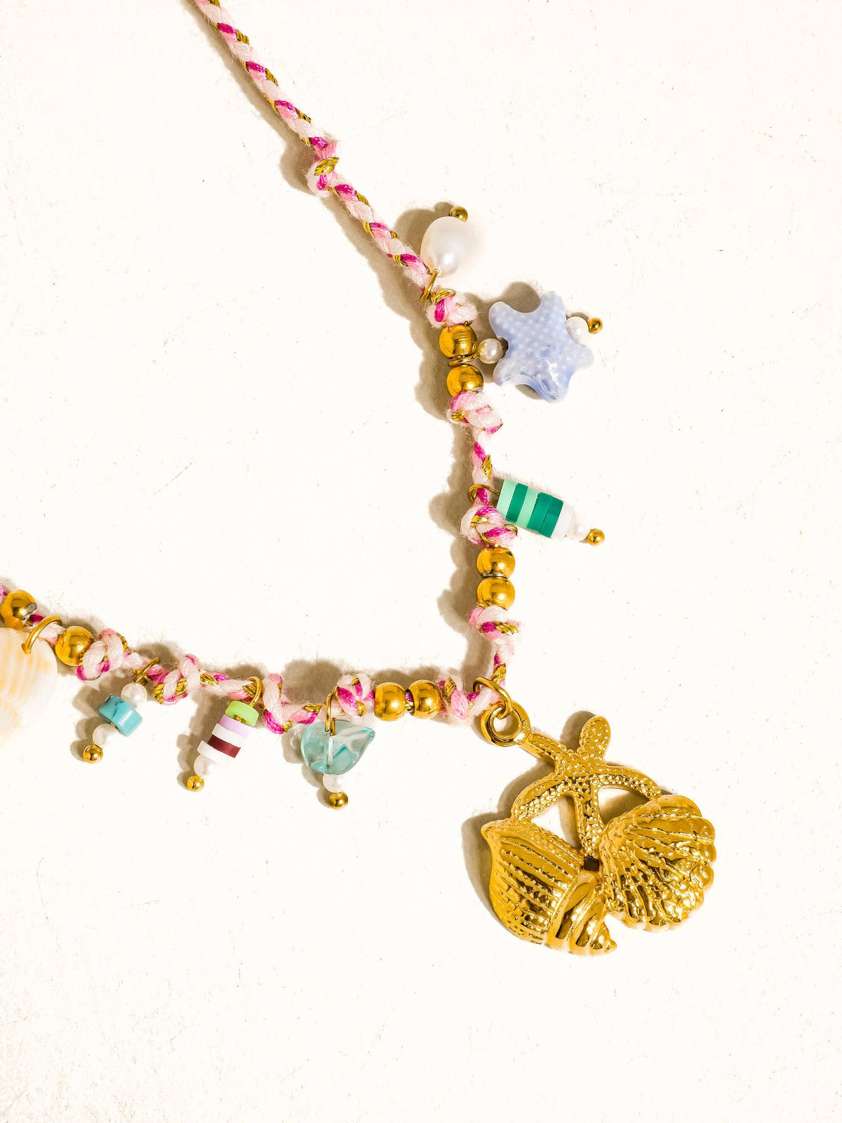 MASSENA| ROPE CHARM NECKLACE