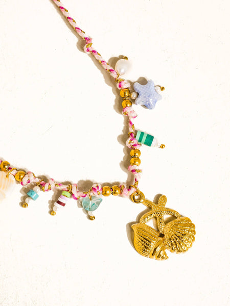 MASSENA| ROPE CHARM NECKLACE
