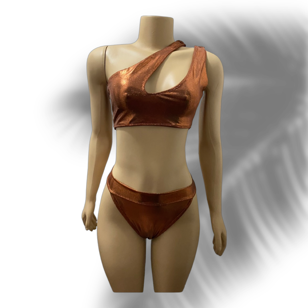 TRUFFLE | High rise bikini bottom - J La'Belle Swim