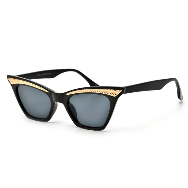 GOLDIE | SLIM GOLD BROW CAT EYE