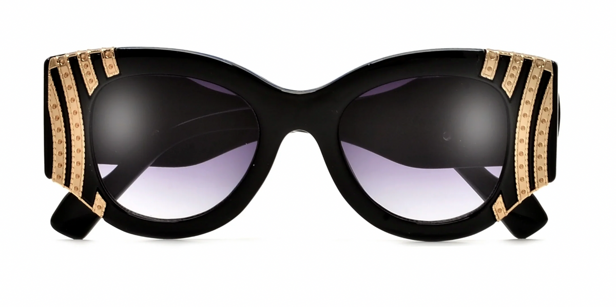 ORO | GOLD ACCENT SUNGLASSES