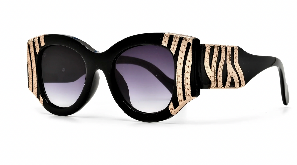 ORO | GOLD ACCENT SUNGLASSES